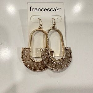 Francesca's Collections Gold Dangle Women's Earrings - NWT